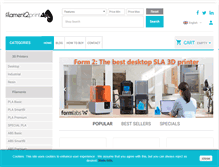 Tablet Screenshot of filament2print.com